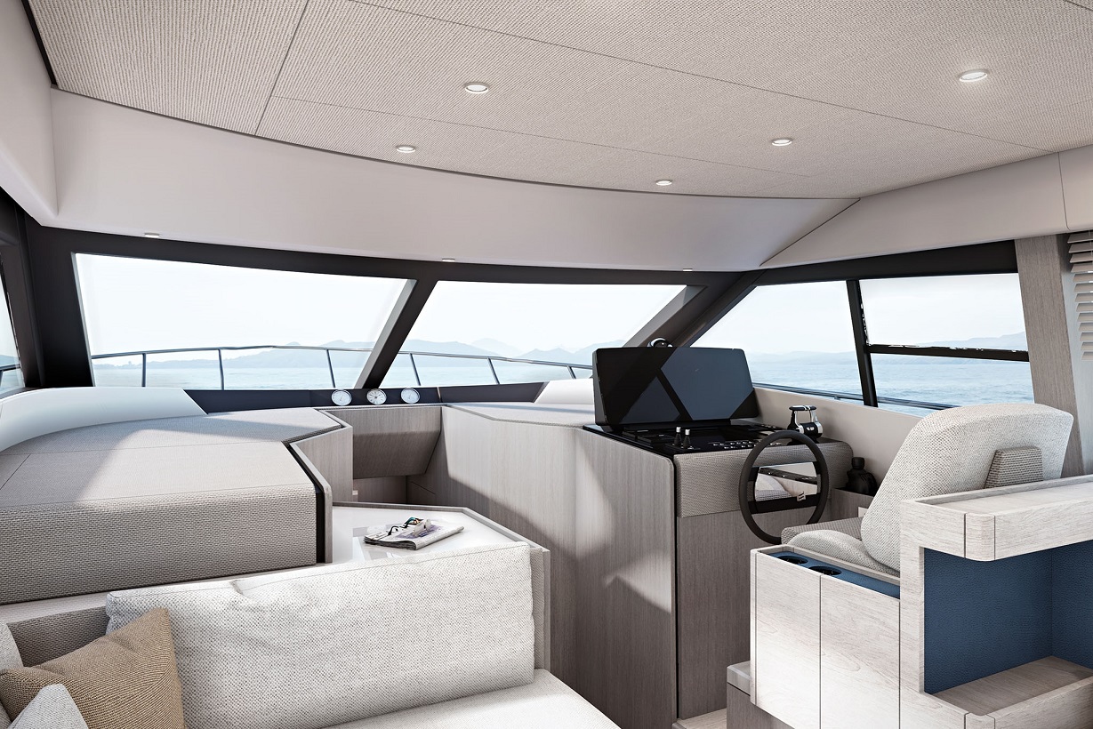 Моторная яхта Ferretti обои